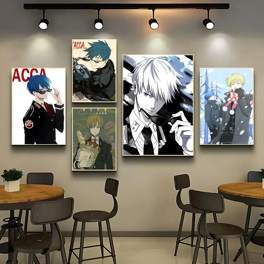 Anime AACCA 13-Territory Inspection Depted Poster Posters Anime Room Decor Decoration Movie Backpack Wall Interior Music Wall