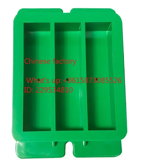 Cement mortar test mold, grouting material test block, mold box, 40 * 40 * 160, grouting and soft training, triple steel plastic