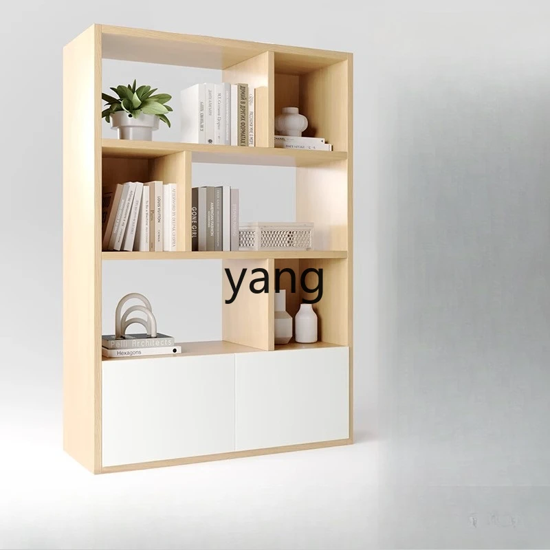 

LH office partition cabinet wooden file simple data cabinet combination double-sided low cabinet