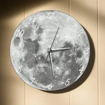 6 best sales Đồng hồ treo tường hình mặt trăng - №3