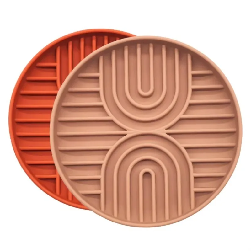 

Силиконовая миска для медленного кормления домашних животных, легко моющаяся, предотвращающая быстрое заглатывание, большая, персонализированная, современная, роскошная миска для собак