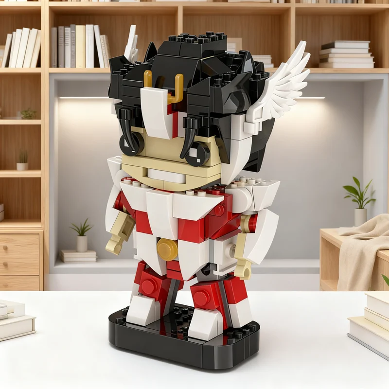 202pcs MOC BrickHeadz Seiya Model Building Blocks Christmas Gift Collection Craft Birthday Assemble Education Brick Art Creative