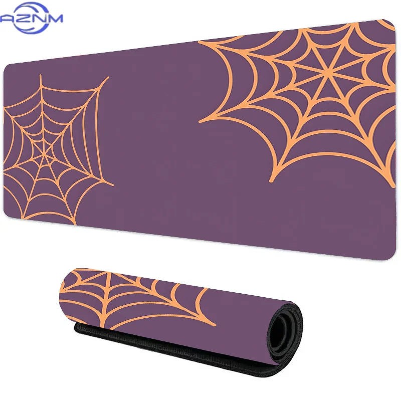 Halloween Spider Bat 900x400x4mm mouse pad xxl Non-slip PC expansion pad Gaming Desk Desk Office Accessories Carpet keyboard pad