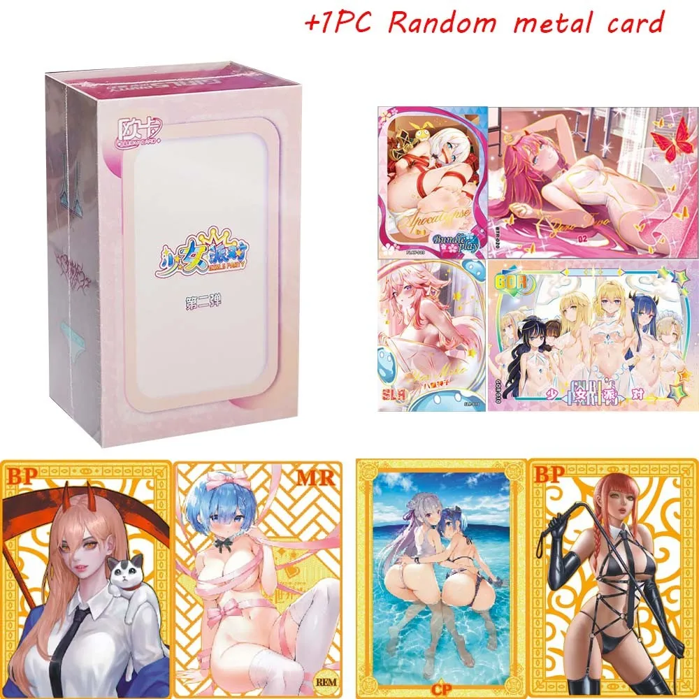 Goddess Story Collection Cards Lucky card Girl Party 2 Booster Box Anime Playing Cards Table Toys For Family Birthday Gift