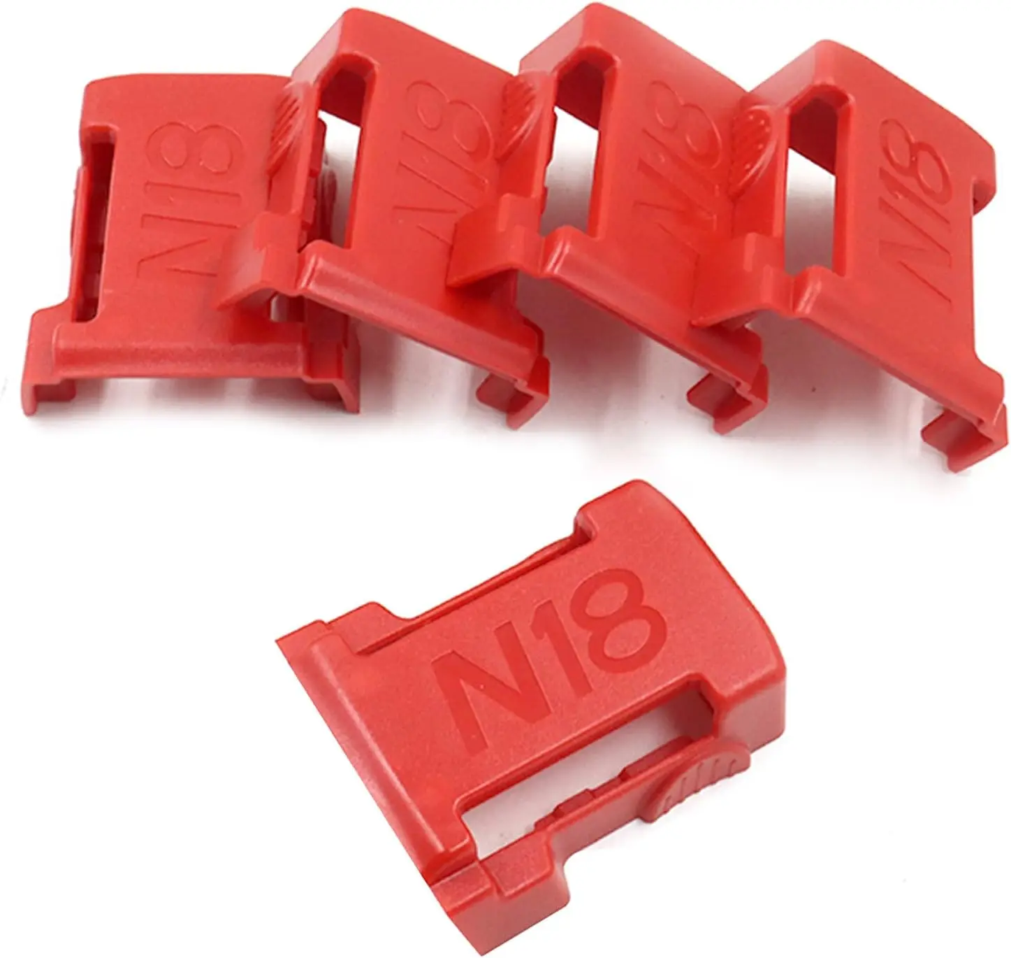 Imagem -06 - Suporte da Bateria Compatível com Milwaukee M18 Doca da Bateria Montagem na Parede Armazenamento para Van Prateleira 18v