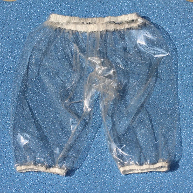 

Quick-Dry Transparent Anti Leak-proof Pants Elderly Incontinence Waterproof Men Long Short Durable Plastic Outdoor Trousers‌ New