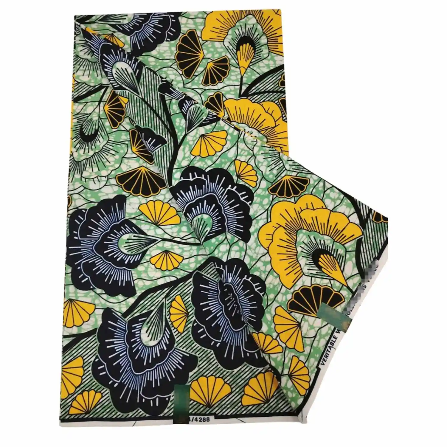 Veritable Dutch Super-W Guaranteed Super Real Wax Printed Fabric Hollandais Pagne Africa Dress 100% Cotton Wax Pagne Soft Tissu