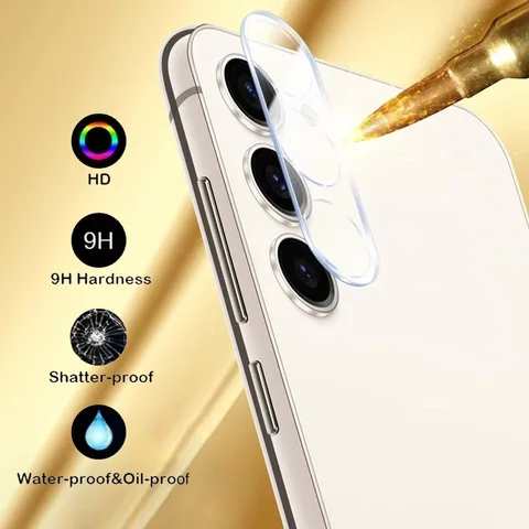 Защитное стекло HD для камеры Samsung Galaxy A57/A37/A56/A26/A26 5G (1-3 шт.), черное, улучшенная защита дисплея