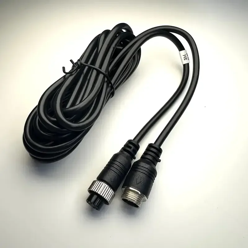 

3pcs 4 Pin Aviation Extension Video Cable 3M 5M 10M 15M 20M 30M for Truck Bus Monitor Camera Connection wire