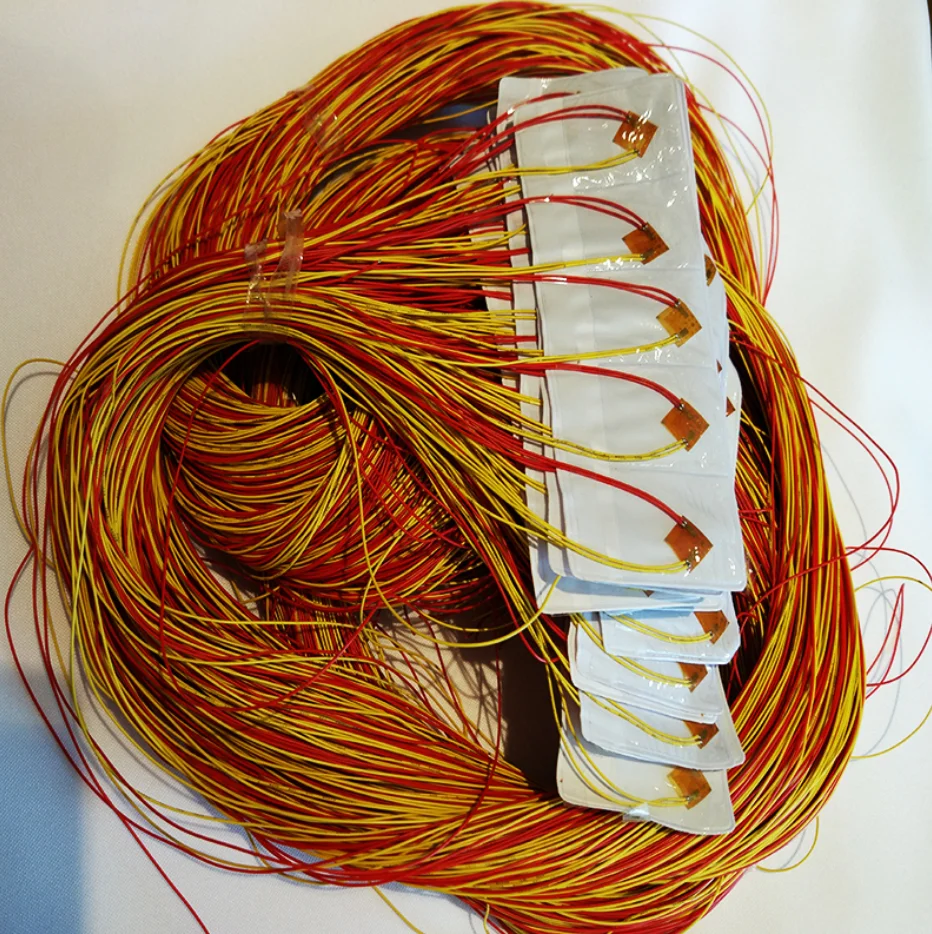 와이어 스트레스 스트레인 바 스트레인 게이지 BA, 90 도 스트레인 게이지, BX120-3BA BX120-5BA BX120-10BA 보강 스트레인, 5 개