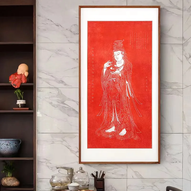 Putuo Montanha Tang Yan Liben Yang Zhi Guanyin Estátua