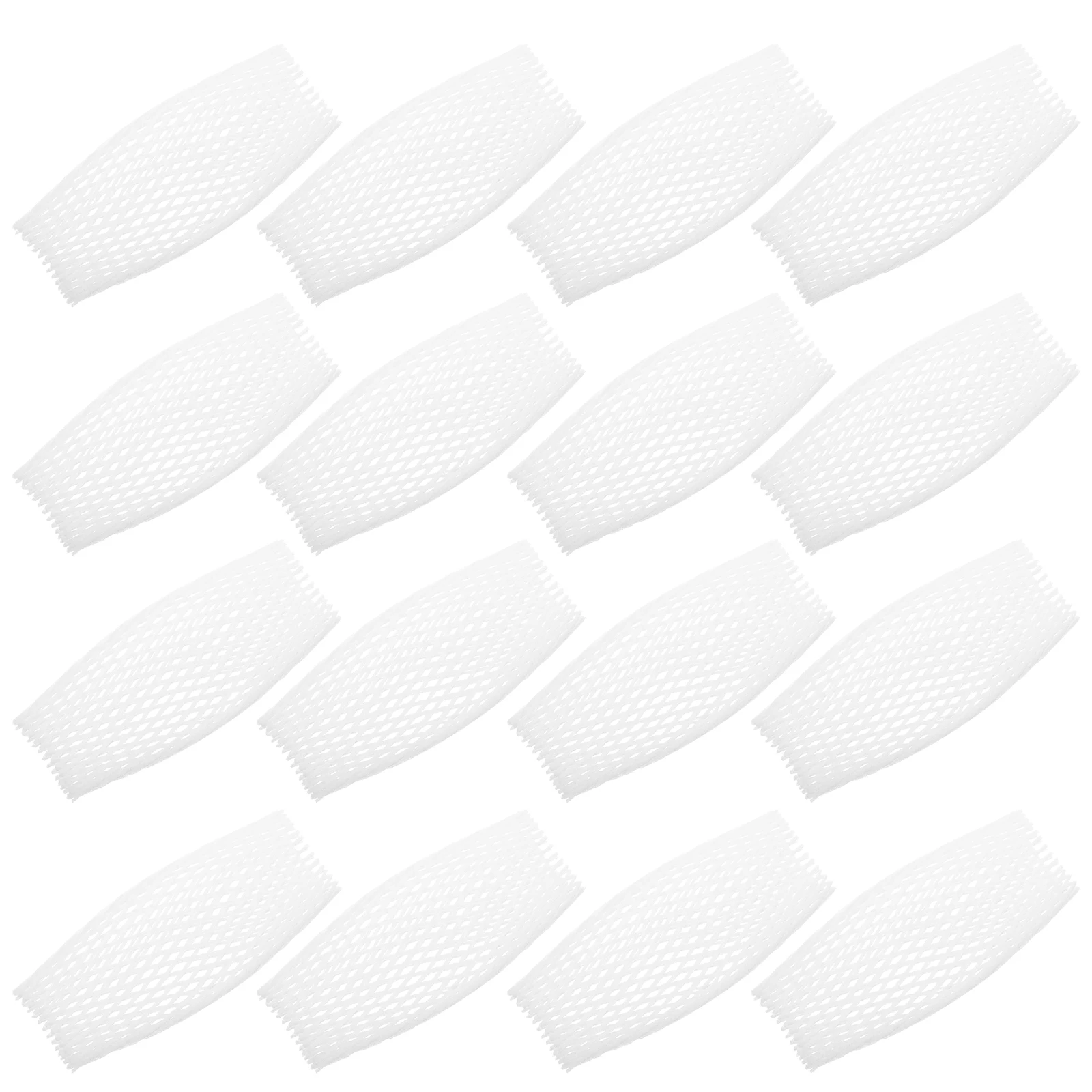 

100pcs Flower Garden Netting Anti Scratch Netting For Flowers Net 2x10cm White Plant Mesh Anti Scratch Garden Trellis Farm Nets