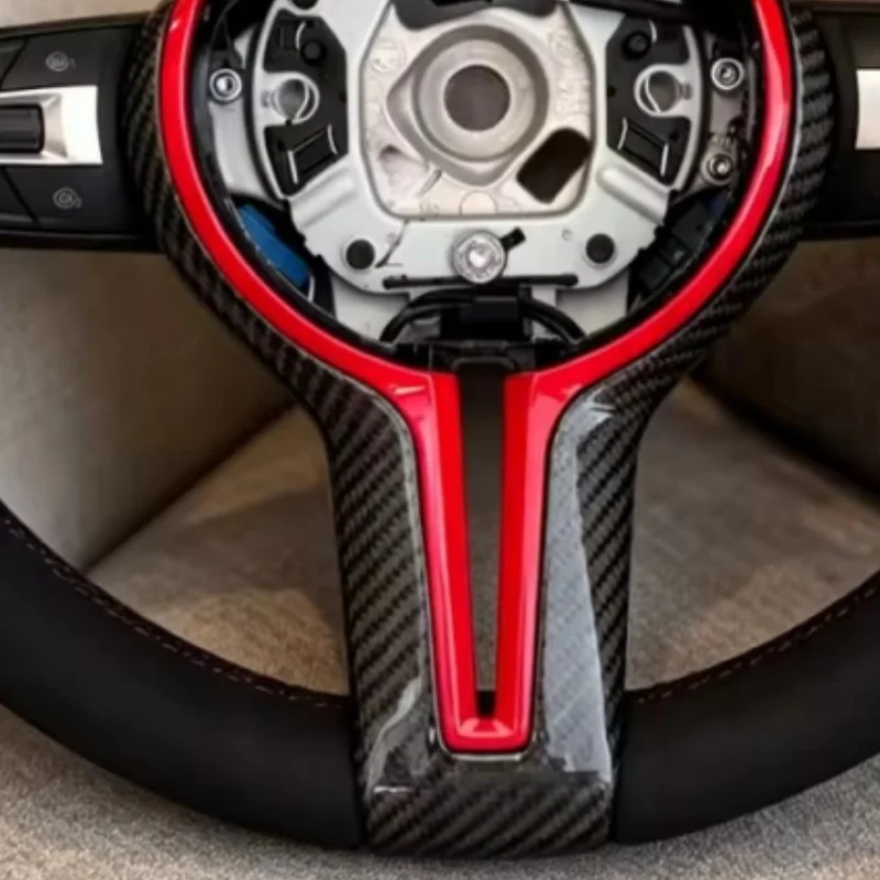 

Customized Carbon Fiber Leather Car Steering Wheel For BMW F15 F36 F01 F20 F25 F31 F30 F10 E70 E90 E91 Steering Wheel