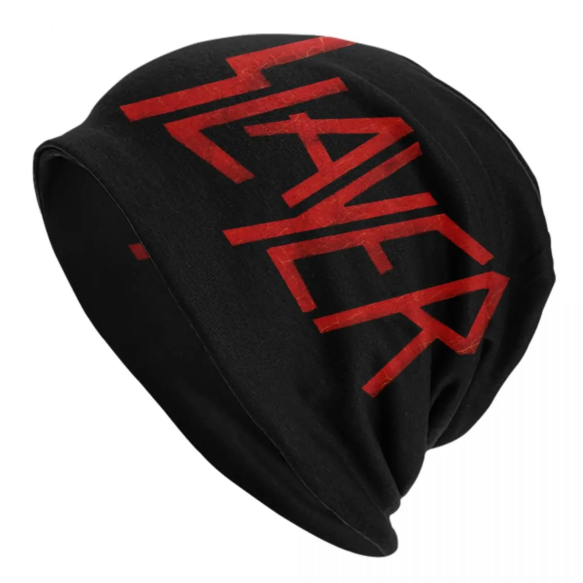 Personnalisé Heavy Metal Rock Slayers Lettre Skullies Bonnets Casquettes Streetwear Hiver Hommes Femmes Tricot Chapeau Unisexe Adulte Bonnet Chapeaux