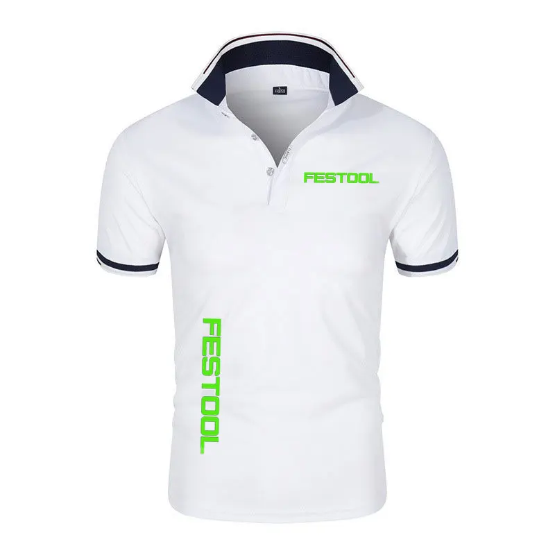 

Men's New T-shirt Classic Short sleeved Polo Shirt Summer Top Casual T-shirt Button Collar Super Large S-3XL Casual Polo Shirt