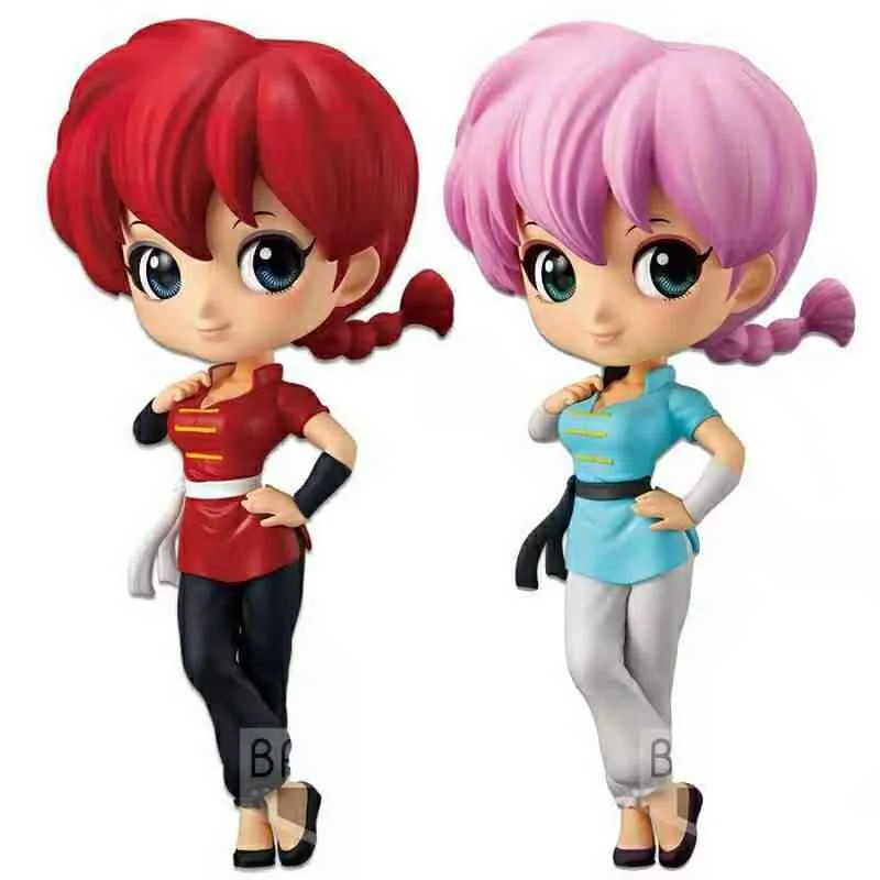 Bandai Originale Qposket Saotome Ranma Action Figure Per I Bambini Regalo Da Collezione Modello Anime Figura Giocattoli Ornamenti Giocattoli regalo per bambini