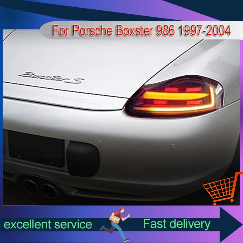 

Автомобильный Стайлинг для Porsche Boxster 986, задний фонарь 1997-2004 годов, DRL, задний фонарь, указатель поворота, светодиодный задний ход, автоаксессуары
