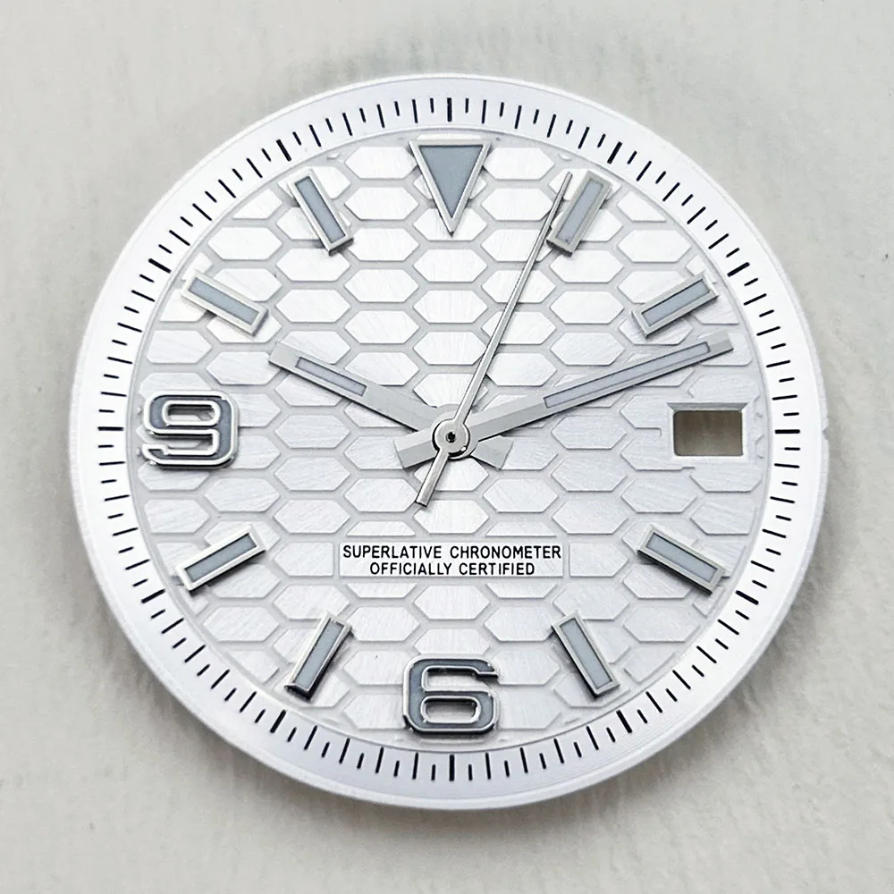 

New NH35 dial Man's watch dial 31mm Customize logo dial suitable for NH35 movement watch accessories repair tools