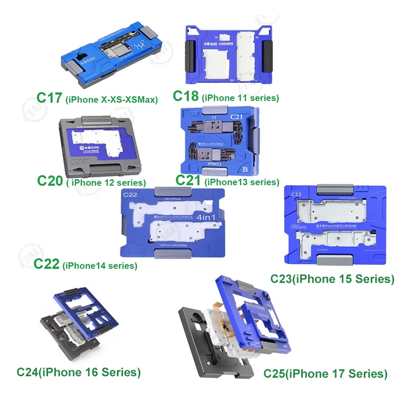 MIJING C17 C18 C20 C21 C22 C23 C24 Motherboard Middle Layer Testing Platform for Phone X-17Series Main Board Logic Board Tester