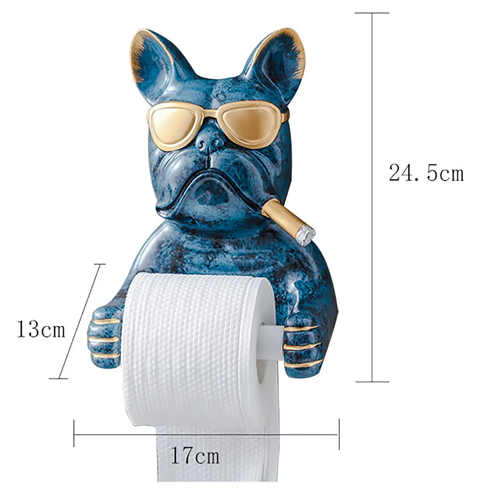 

Wall Hanging Cartoon Toilet Paper Holder, Punch-Free Paper Shelf, Holder