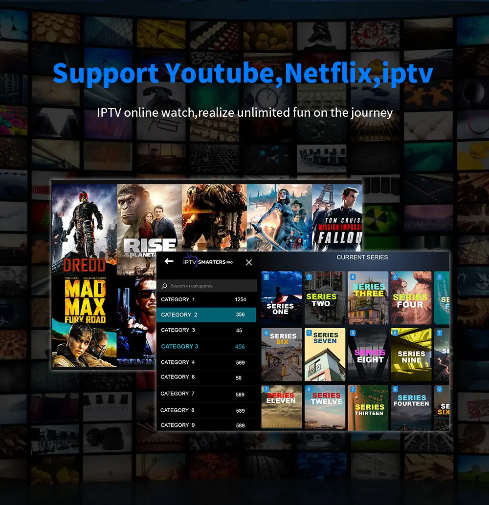 Carplay AI Box Android12 4G LTE para coche Android Radio 8 + 128GB cableado a inalámbrico Carplay Android Auto WiFi Netflix YouTube Google