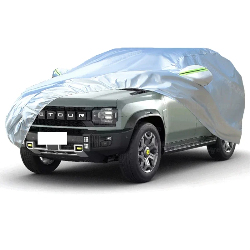 For Jetour T2 Car Cover Outdoor Protection Covers Snow Sunshade Waterproof Dustproof Exterior UV Car Accessories