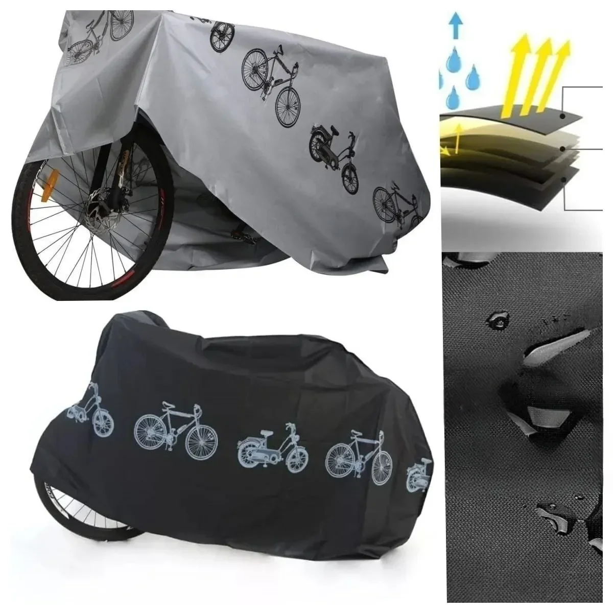 Bicycle Equipment Waterproof and Rainproof Bicycle Cover Outdoor Sunshine Cover Mountain Bicycle Cover Bicycle Accessories