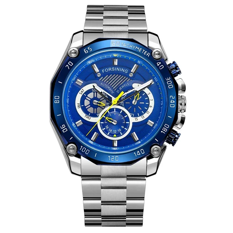 Trendy luminous waterproof business Swiss mechanical quartz watch