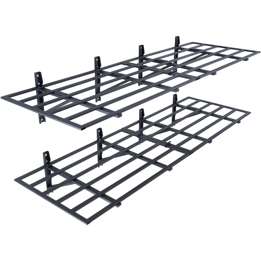 

Garage Storage Shelving 2 Pack 6 x 2 ft Heavy Duty Garage Shelves Wall Mounted 1600 lbs Load Capacity Total Garage Storage Rac