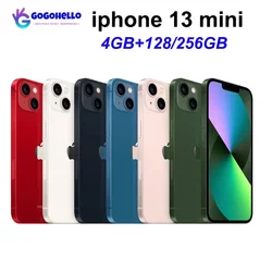 Apple-iPhone 13 Mini telefone móvel original, 95% novo, Face ID, boas condições, telefone usado, 128GB, 256GB, 5G, 5.4 