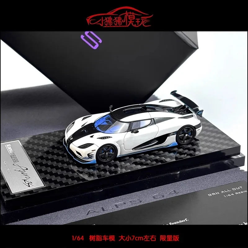 

Статические модели автомобилей из смолы 1:64 Agera RS, украшения для взрослых, праздничные подарки, предметы коллекционирования