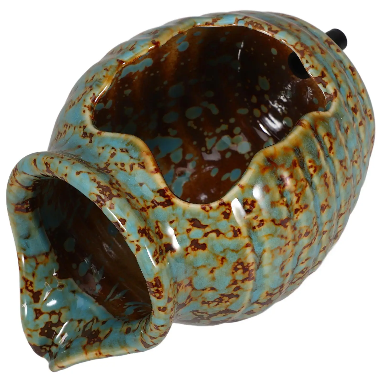 

Vase Clay Pot Ecological Tank Circulating Waterfall Jar for Outdoor Fountain Decor Courtyard Green Living Room
