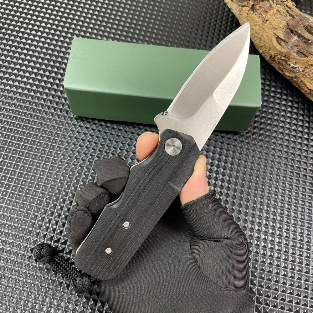 

6520 Folding Knife 8Cr13Mov Blade G10 Handle Outdoor Pocket Knife Fishing Multi Tool Peeling Cutting Tool Fruit Knives