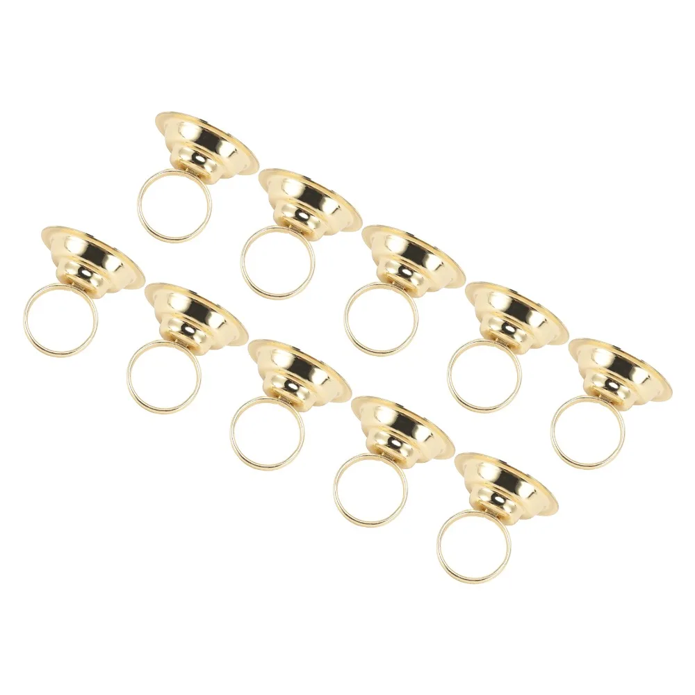10 Pcs Hemispherical / Tower‑shaped Table Number Holders Electroplating Stainless Steel Place Card Holders Elegant and Stylish