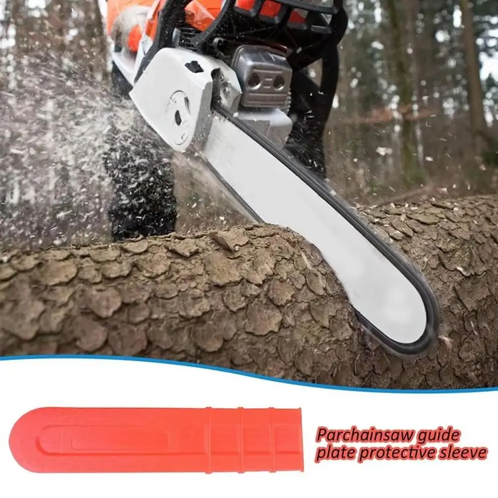 1Pcs New 10-24inch Chain Saw Guide Cover Anti-scratch Plastic Chain Saw Bar Protector Plate Guard Cover for Outdoor Activities