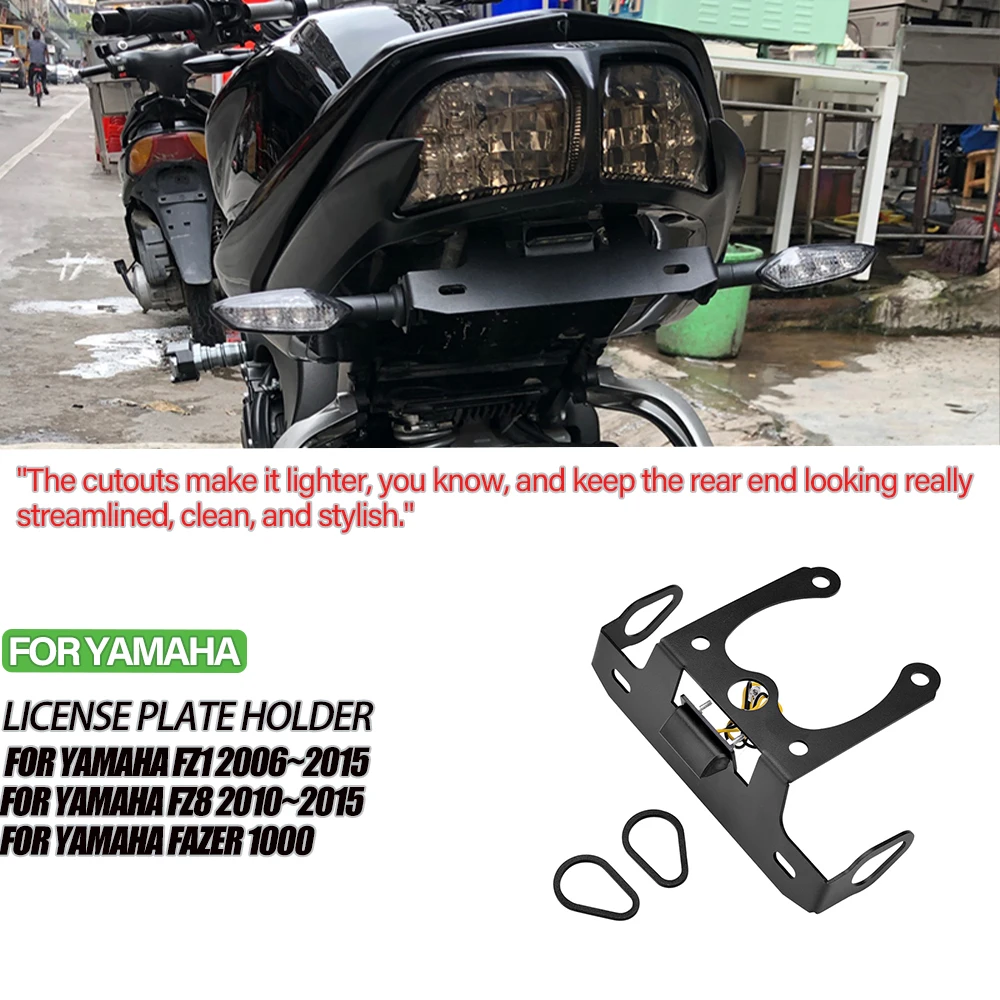 

【MotoMagnet】FOR Yamaha FZ1 FZ8 Fazer 1000 Custom Short Tail License Plate Bracket Rear Fender Eliminator Kit
