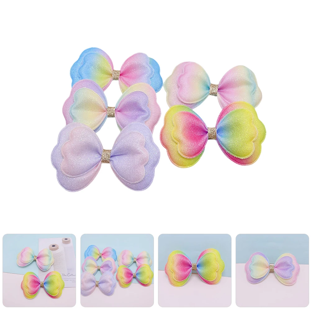

5pcs Embellishments DIY Accessories Bow For Diy Crafts For Hair Clips Headbands Gift Crafts Fashion Decorative Bows