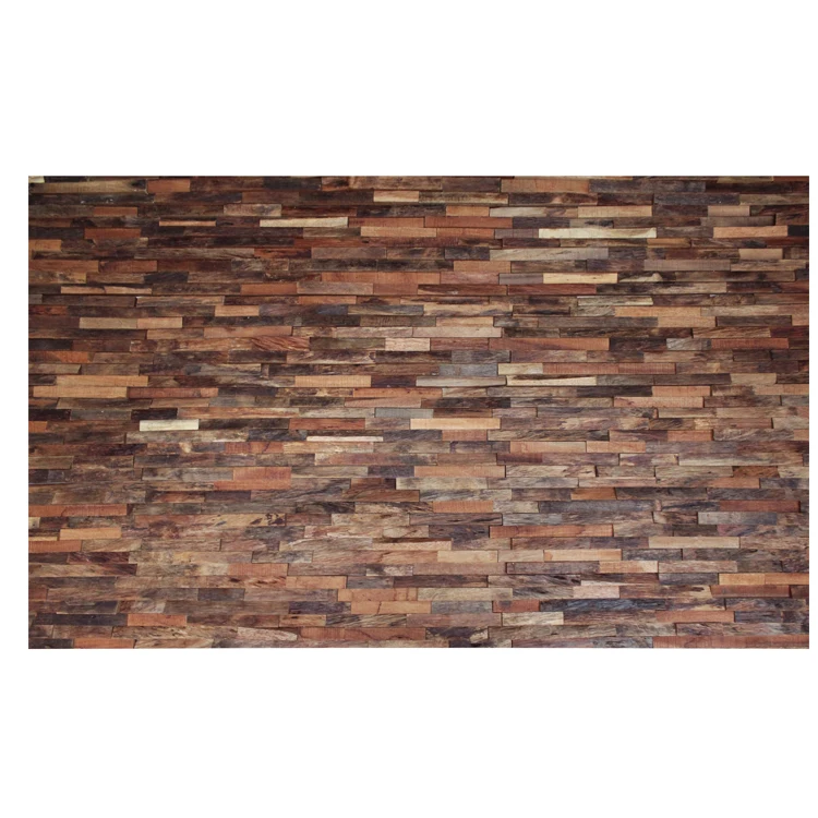 3D Stereoscopic Sound Insulation Timber Slabs, Decorative Cladding Material for  TV Backdrop and Indoor Space Renovation