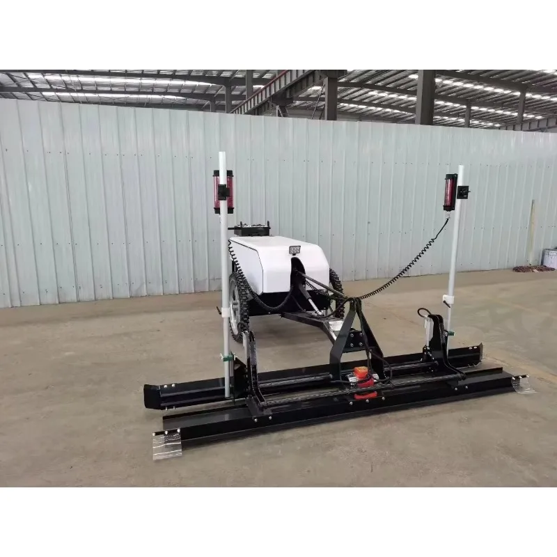 آلة لولبية أوتوماتيكية محمولة باليد بعجلتين تعمل بالليزر على رصف الأرضية الاهتزازية