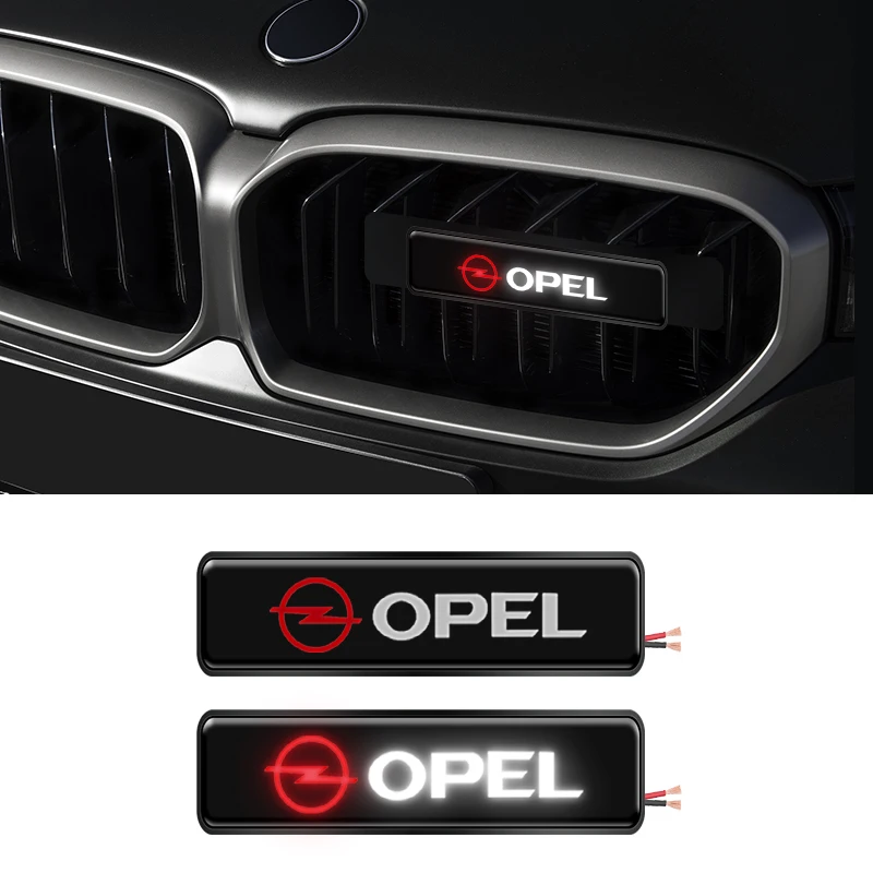 

Car Mid-net Lamp Badge Emblem Decoration Styling Auto Accessories For Opel Insignia Astra G J F K Vectra C H Corsa C B D Omega