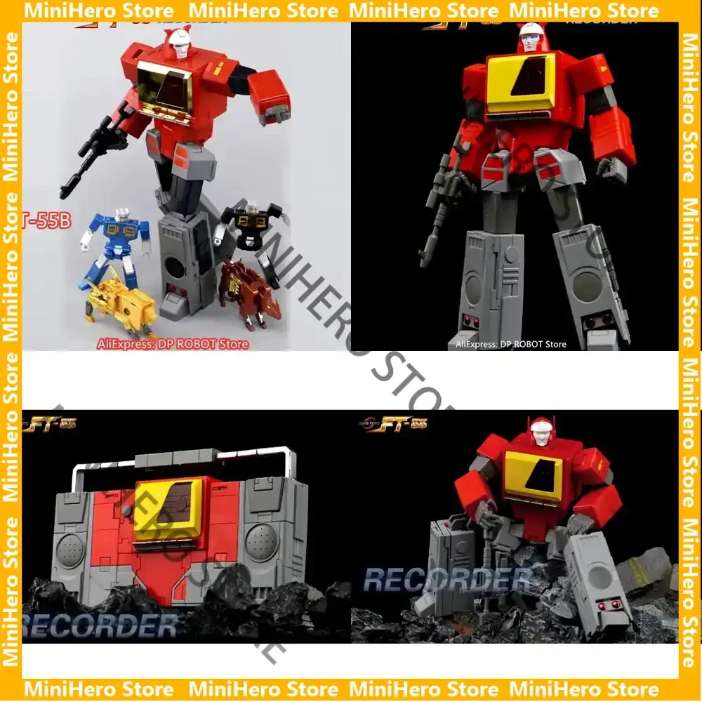 

В наличии: Оригинальный робот-трансформер FT-55 Blaster Mini-Cassette, масштаб 1:18, ABS/PVC, для сцен сражений