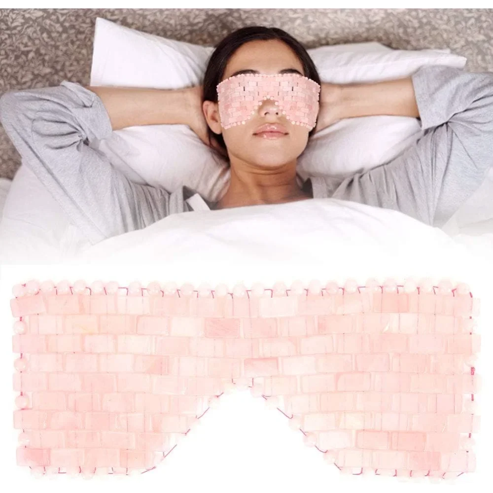 قناع عين اليشم، قناع تبريد حجر اليشم، قناع عين تبريد مضاد للشيخوخة من أحجار اليشم، أغطية عين مدلكة للعين الباردة