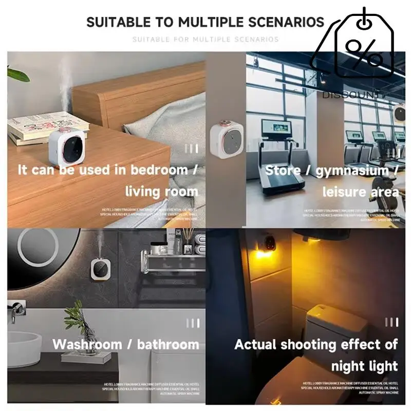 AB35-Waterless Aromatherapy Machine Rechargeable Nebulizer Diffuser Touch Sensor Essential Oil Aromatherapy