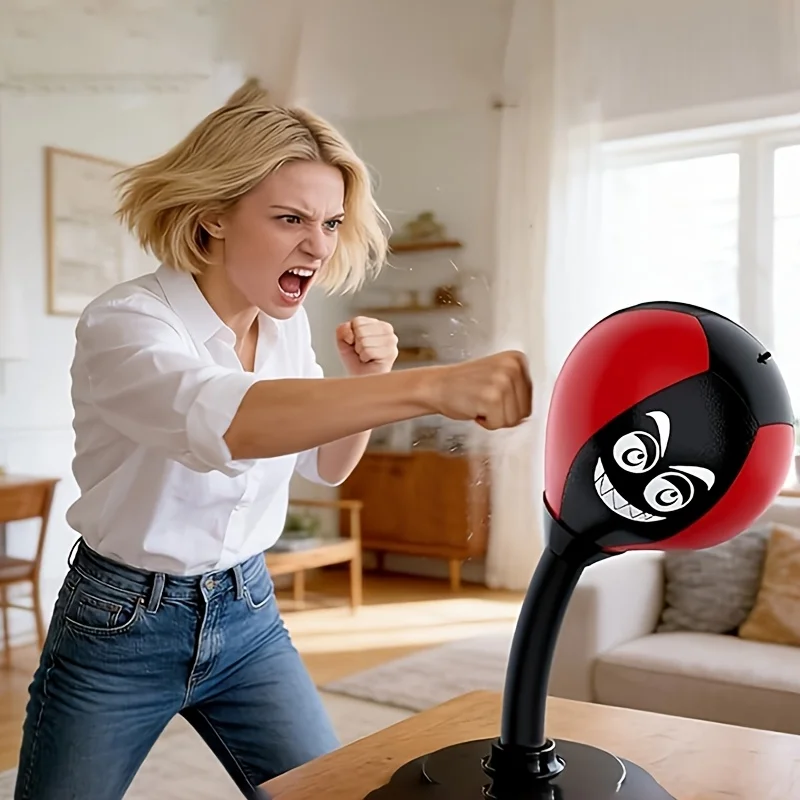 Suction Cup Desktop Boxing Speed Ball Wall Mount Punching Bag Home Boxing Reaction Training Stress Relief Fitness Tool