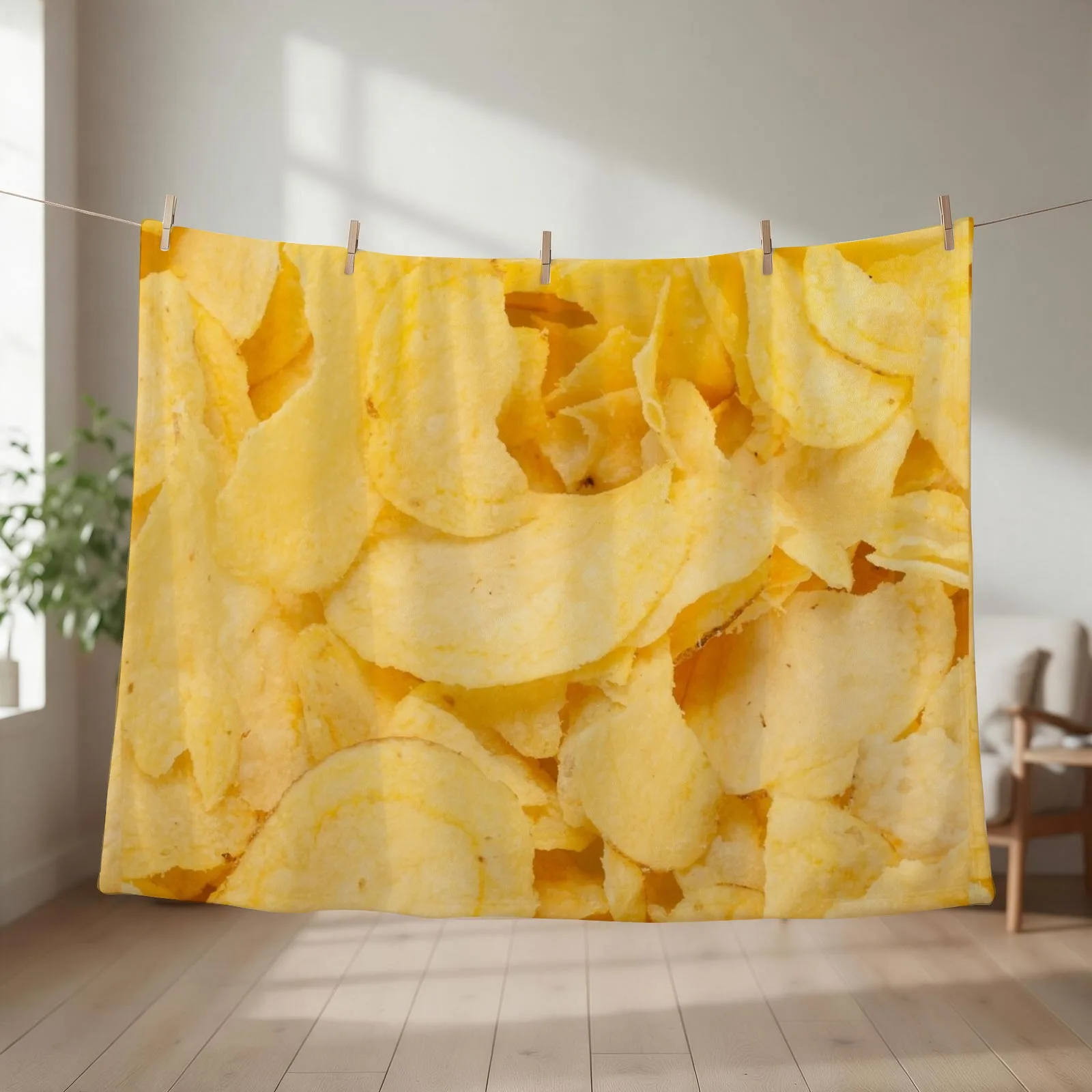 potato chips Throw Blanket Blankets For Baby Beautifuls sofa bed Shaggy Blankets