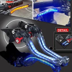 2023 NEW Motorcycle CNC Adjustable Always-on Signal Light Brake Clutch Lever Handles Grips For YAMAHA MT-03 MT03 MT 03 2015-2023