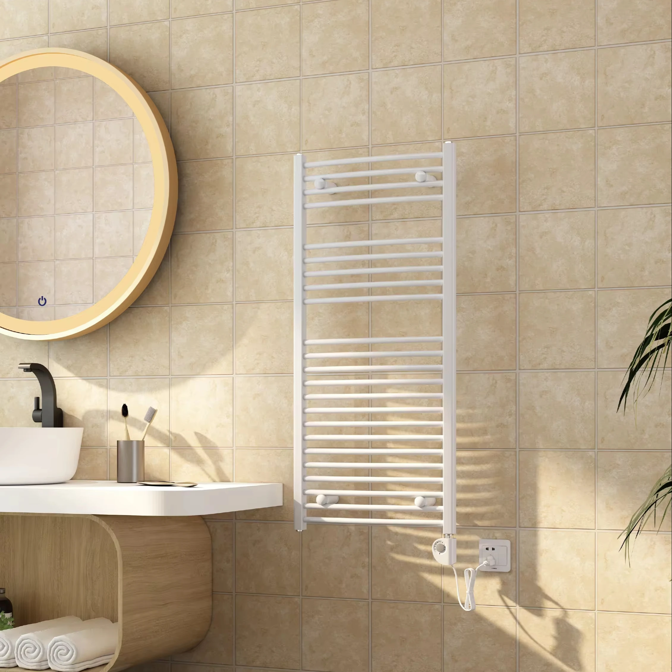 

ANFLOW New Arrival Electric Towel Warmer Rack Bathroom Towel Radiator with High Quality