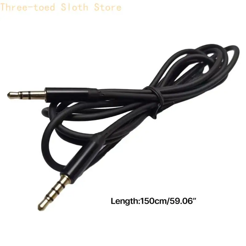Hochwertiges 3,5-mm-Aux-Kabel für die Kopfhörer WH1000xM5, WH1000xM4, WH1000xM3, WHCH710N E74A – Detail 6
