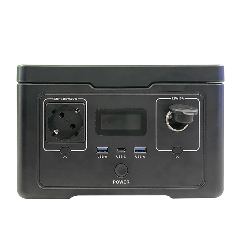 US Warehouse Fast Charge Lifepo4 Battery Bank 500w Trgabare Powerstation Charge Portable 600w Solar Generator 300w Power Station
