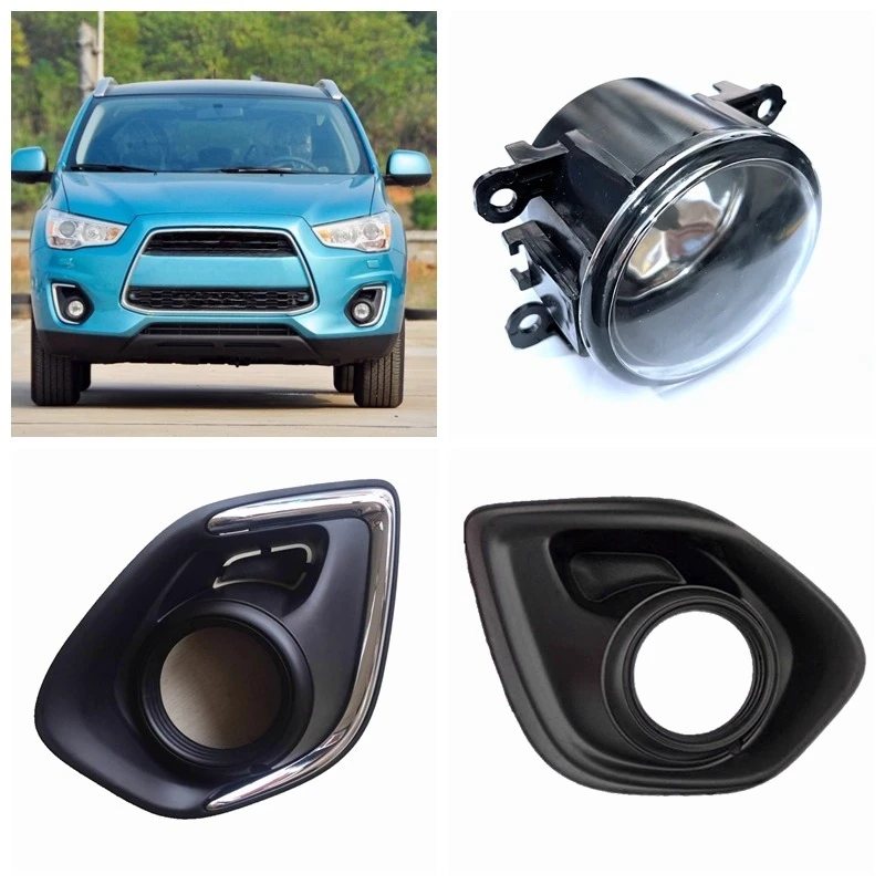 

1pcs For Mitsubishi 2013-2015 ASX Front Bumper Fog Light Cover